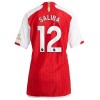 Arsenal 2023-24 Saliba 12 Dames Thuisshirt